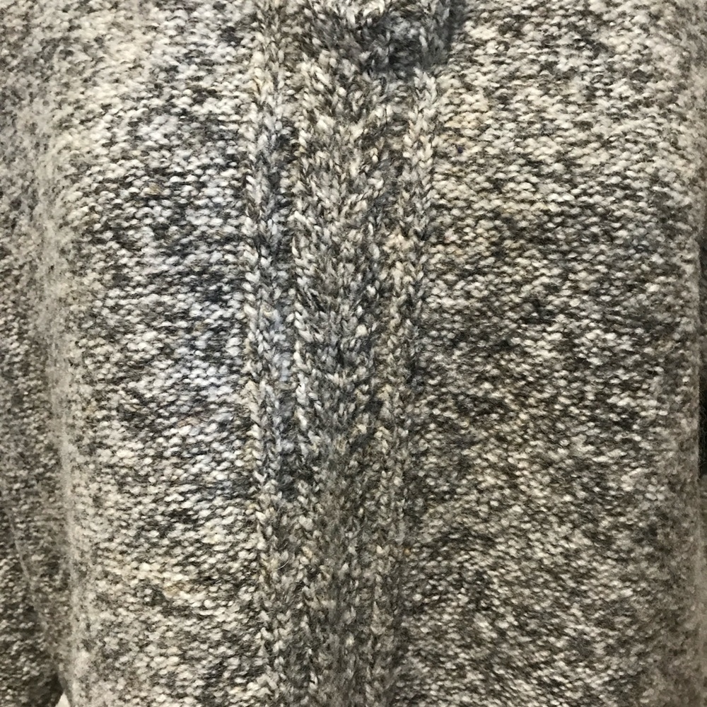 Vintage Alps British Wool Blend Grey White Sweater Women’s Size XL - Picture 2 of 8